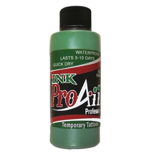ProAiir Temp Tattoo Ink Green 2OZ (INK GREEN 2OZ)